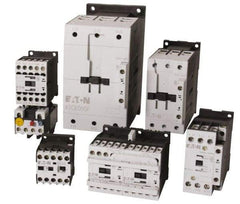 Eaton Cutler-Hammer - 3 Pole, 24 Coil VAC, 88 Amp, Nonreversible Open Enclosure IEC Contactor - 1 Phase hp: 10 at 200 V, 15 at 230 V, 5 at 115 V, 3 Phase hp: 20 at 200 V, 25 at 230 V, 50 at 460 V, 60 at 575 V, 65 Amp Inductive Load Rating Listed - Top Tool & Supply