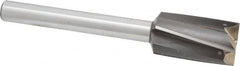 Value Collection - 1" Diam, 1/2" Shank, Diam, 4 Flutes, Straight Shank, Interchangeable Pilot Counterbore - Top Tool & Supply