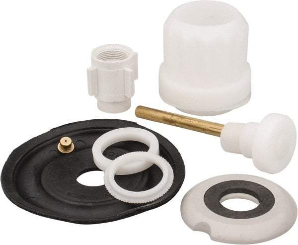 Made in USA - Urinal Flush Valve Repair Kit - For Use With Coyne and Delaney, Contain Relief Valve, Bushing, Auxiliary Valve Seal Retainer with Seal, Diaphragm, Guides, Main Seat, Friction Ring - Top Tool & Supply