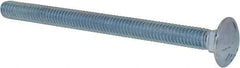 Value Collection - 5/16-18 UNC 4" Length Under Head, Standard Square Neck, Carriage Bolt - Grade 5 Steel, Zinc-Plated Finish - Top Tool & Supply