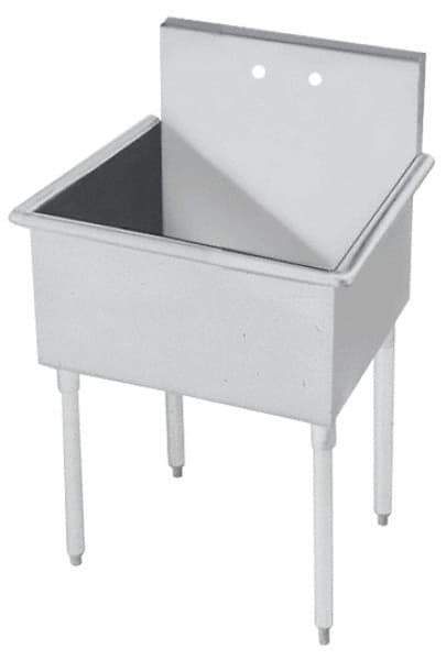 Eagle MHC - 36" Long x 24" Wide Inside, 1 Compartment, Stainless Steel Stainless Steel Scullery Sink - 16 Gauge, 39" Long x 27-1/2" Wide x 42" High Outside, 14" Deep - Top Tool & Supply