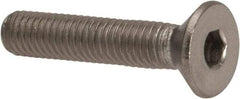 Value Collection - #10-32 UNF Hex Socket Drive, 82° Flat Screw - Grade 316 Stainless Steel, 1" OAL - Top Tool & Supply