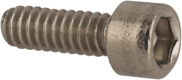 Value Collection - #2-56 UNC Hex Socket Drive, Socket Cap Screw - Grade 316 Stainless Steel, 1/4" Length Under Head - Top Tool & Supply