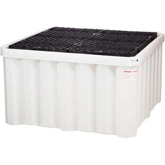 IBC Sumps, Platforms & Decks; Product Type: IBC Tote; Number of Totes: 2; Sump Capacity (Gal.): 400 gal; Length (Inch): 58.00; Material: Polyethylene (LDPE); Load Capacity (Lb.): 12000.00; Forkliftable: No; Maximum Load Capacity: 12000.00; Spill Capacity: