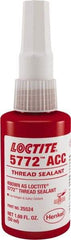 Loctite - 50 mL, Yellow, Low Strength Liquid Thread Sealant - 24 hr Full Cure Time - Top Tool & Supply