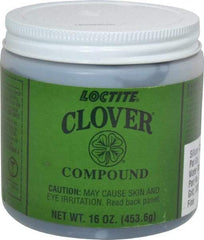 Loctite - 1 Lb Water Soluble Compound - Compound Grade Extra Fine, 280 Grit, Black & Gray, Use on General Purpose - Top Tool & Supply