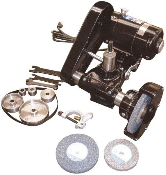 Dumore - Interchangeable, Internal and External Spindle, Tool Post Grinder - 1/2, 1/2 hp, 120 Volts, 1-7/8 Inch Spindle Hole Diameter - Top Tool & Supply