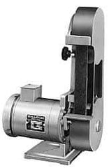 Baldor - 48 Inch Long x 2 Inch Wide Belt Grinder - 1.5 hp, 208/230/460 Volts, 3600 RPM Disc Speed, Vertical Belt, 6,000, 6300 Ft. per Min Belt Speed - Top Tool & Supply