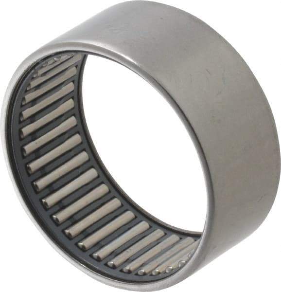 IKO - 1.969" Bore Diam, 8,700 Lb. Dynamic Capacity, 50 x 58 x 25mm, Caged, Open End, Shell Needle Roller Bearing - 2.283" Outside Diam, 0.984" Wide - Top Tool & Supply