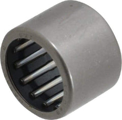 IKO - 5/8" Bore Diam, 2,330 Lb. Dynamic Capacity, 5/8 x 13/16 x 5/8", Caged, Open End, Shell Needle Roller Bearing - 13/16" Outside Diam, 5/8" Wide - Top Tool & Supply