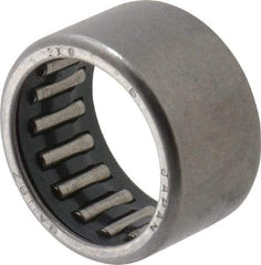 IKO - 11/16" Bore Diam, 1,930 Lb. Dynamic Capacity, 11/16 x 7/8 x 1/2", Caged, Open End, Shell Needle Roller Bearing - 7/8" Outside Diam, 1/2" Wide - Top Tool & Supply