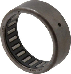 IKO - 1-1/8" Bore Diam, 2,900 Lb. Dynamic Capacity, 1-1/8 x 1-3/8 x 1/2", Caged, Open End, Shell Needle Roller Bearing - 1-3/8" Outside Diam, 1/2" Wide - Top Tool & Supply