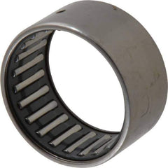 IKO - 1-1/4" Bore Diam, 4,750 Lb. Dynamic Capacity, 1-1/4 x 1-1/2 x 3/4", Caged, Open End, Shell Needle Roller Bearing - 1-1/2" Outside Diam, 3/4" Wide - Top Tool & Supply