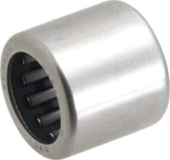 IKO - 9/16" Bore Diam, 3,250 Lb. Dynamic Capacity, 9/16 x 13/16 x 3/4", Caged, Shell Needle Roller Bearing - Heavy Section, 13/16" Outside Diam, 3/4" Wide - Top Tool & Supply