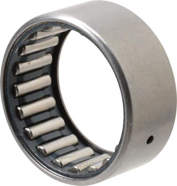 IKO - 1-3/8" Bore Diam, 6,600 Lb. Dynamic Capacity, 1-3/8 x 1-3/4 x 3/4", Caged, Shell Needle Roller Bearing - Heavy Section, 1-3/4" Outside Diam, 3/4" Wide - Top Tool & Supply