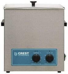 CREST ULTRASONIC - Bench Top Water-Based Ultrasonic Cleaner - 3.25 Gal Max Operating Capacity, Stainless Steel Tank, 13" High x 323.85mm Long x 266.7mm Wide, 117, 220 Input Volts - Top Tool & Supply