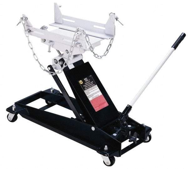 Omega Lift Equipment - 1,100 Lb Capacity Transmission Jack - 8-1/2 to 24-3/4" High, 15" Chassis Width x 31-1/8" Chassis Length - Top Tool & Supply