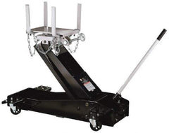 Omega Lift Equipment - 3,000 Lb Capacity Transmission Jack - 7-7/8 to 37-1/4" High, 26" Chassis Width x 46-3/4" Chassis Length - Top Tool & Supply