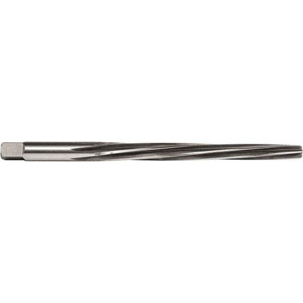 Union Butterfield - #2 Pin, 0.201" Diam, 0.16" Small End, 13/64" Diam Straight Shank, 1-15/16" Flute, Taper Pin Reamer - Top Tool & Supply