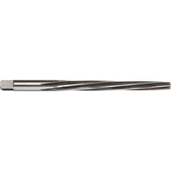 Union Butterfield - #1 Pin, 0.1798" Diam, 0.1447" Small End, 3/16" Diam Straight Shank, 1-11/16" Flute, Taper Pin Reamer - Top Tool & Supply