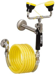 Bradley - Plumbed Drench Hoses Mount: Wall Style: Dual Spray Head - Top Tool & Supply