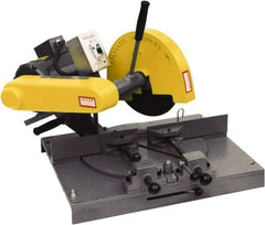 Kalamazoo - 10" Blade Diam, 5/8" Arbor Hole, Miter Chop & Cutoff Saw - 3,450 RPM, 3 hp, 110/220 & 220/440 Volts, 1 or 3 Phase - Top Tool & Supply