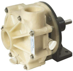 Pentair - 1/2 HP, Corrosion Resistant Pump - 1-1/2 Inlet Size, 1-1/2 Outlet Size, Polypropylene - Top Tool & Supply