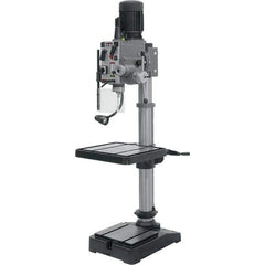 Jet - 20" Swing, Geared Head Drill Press - 12 Speed, 2 hp, Three Phase - Top Tool & Supply