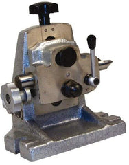 Phase II - 6" Table Compatibility, 3.94 to 5.516" Center Height, Tailstock - For Use with Rotary Table - Top Tool & Supply