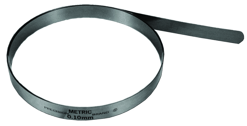 Metric Steel Feeler Gage Coil - 0.60mm - 12.7mm x 7.6m - C1095 Spring Steel - Top Tool & Supply