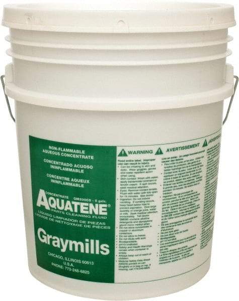 Graymills - 5 Gal Pail Parts Washer Fluid - Water-Based - Top Tool & Supply