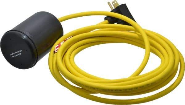 Berkeley - 115 AC Volt, High Temp, Float Switch - 15 Ft. Cord Length, Polypropylene - Top Tool & Supply