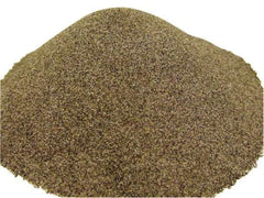 Value Collection - Coarse/Medium Grade Angular Aluminum Oxide - 50 to 80 Grit, 9 Max Hardness, 50 Lb Box - Top Tool & Supply