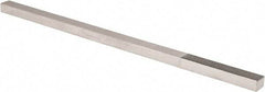 Made in USA - Super Fine, 1-1/2" Length of Cut, Single End Diamond Hone - 400 Grit, 1/4" Wide x 3/16" High x 6" OAL - Top Tool & Supply