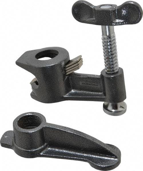 Gibraltar - 3/4" Pipe, 2-1/2" Throat Depth, 2-1/2" Clamp Face, Deep Throat Pipe Clamp - Top Tool & Supply