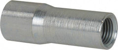 Schaefer Brush - 2" Long, 3/8" NPT Female, Galvanized Steel Adapter - 1" Diam, 1/4" NPT Female, For Use with Tube Brushes & Scrapers - Top Tool & Supply