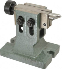 Yuasa - 8" Table Compatibility, 5.31" Center Height, Tailstock - Adjustable Height - Top Tool & Supply