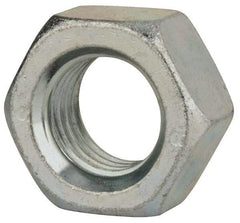 Value Collection - M30x3.50 Steel Right Hand Hex Nut - 46mm Across Flats, 24mm High, Zinc-Plated Finish - Top Tool & Supply