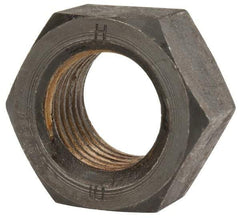 Value Collection - M33x3.50 Steel Right Hand Hex Nut - 50mm Across Flats, 26mm High, Uncoated - Top Tool & Supply