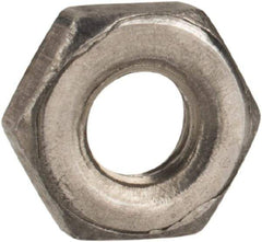 Value Collection - M3x0.50 Steel Right Hand Hex Jam Nut - 5.5mm Across Flats, 1.8mm High, Uncoated - Top Tool & Supply