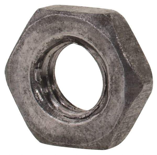 Value Collection - M4x0.70 Steel Right Hand Hex Jam Nut - 7mm Across Flats, 2.2mm High, Uncoated - Top Tool & Supply