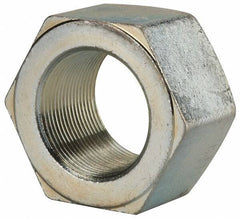 Value Collection - 1-3/4 - 12 UN Steel Right Hand Hex Nut - 2-5/8" Across Flats, 1-1/2" High, Zinc Clear Finish - Top Tool & Supply