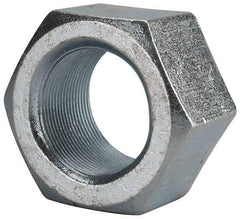 Value Collection - 2-12 UN Steel Right Hand Hex Nut - 3" Across Flats, 1-23/32" High, Zinc Clear Finish - Top Tool & Supply