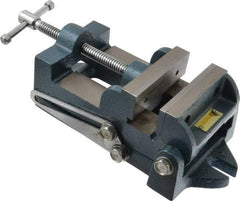 Interstate - 3-3/4" Jaw Opening Capacity x 1-3/4" Throat Depth, Angle Drill Press Vise - 4-1/2" Wide x 1.62" High Jaw, Stationary Base, Standard Speed, 10-15/16" OAL x 3.7" Overall Height, Cast Iron - Top Tool & Supply