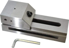 Interstate - 3-1/2" Jaw Width, 4-7/8" Jaw Opening Capacity, 1-9/16" Jaw Height, Toolmaker's Vise - Flat Jaw, 0.0002" Parallelism, 0.0002" Squareness, 9-1/4" OAL x 3.3" OAH - Top Tool & Supply