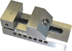 Interstate - 4" Jaw Width, 4-7/8" Jaw Opening Capacity, 1-3/4" Jaw Height, Toolmaker's Vise - Flat Jaw, 0.0002" Parallelism, 0.0002" Squareness, 9-5/8" OAL x 3-1/2" OAH - Top Tool & Supply