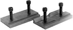 Cardinal Tool - 8" Wide x 3mm High, Step Vise Jaw - Hard, Steel, Fixed Jaw, Compatible with 8" Vises - Top Tool & Supply