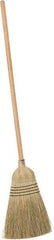 PRO-SOURCE - 60" OAL Corn Bristle Broom - Wood Handle - Top Tool & Supply