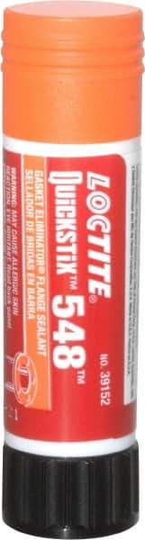 Loctite - 19 g Stick Orange Polyurethane Gasket Sealant - 300.2°F Max Operating Temp, 24 hr Full Cure Time, Series 548 - Top Tool & Supply