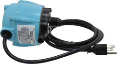 Little Giant Pumps - 1/150 HP, 3.2 psi, Aluminum Miniature Submersible Pump - 1/4 Inch Inlet, 1/4 Inch Outlet, 6 Ft. Long Power Cord, 1.1 Amp - Top Tool & Supply